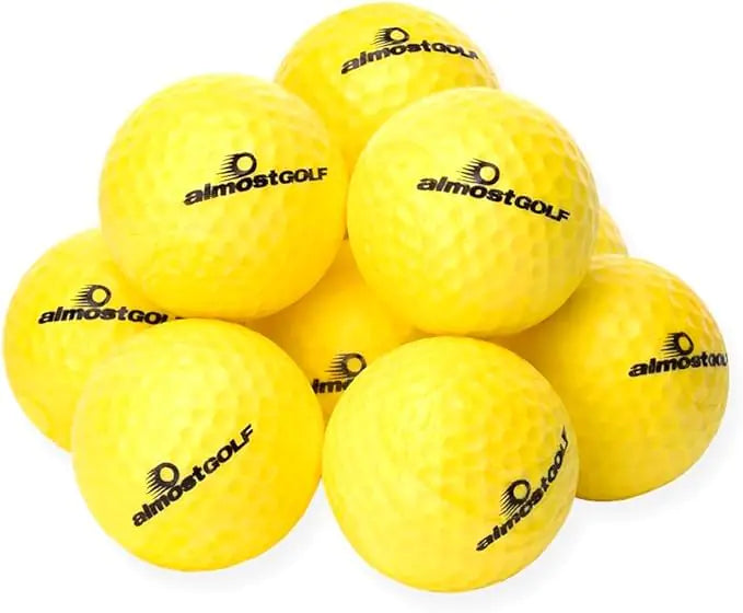Limited Flight Practice Foam Golf Balls (24 Pack Yellow)