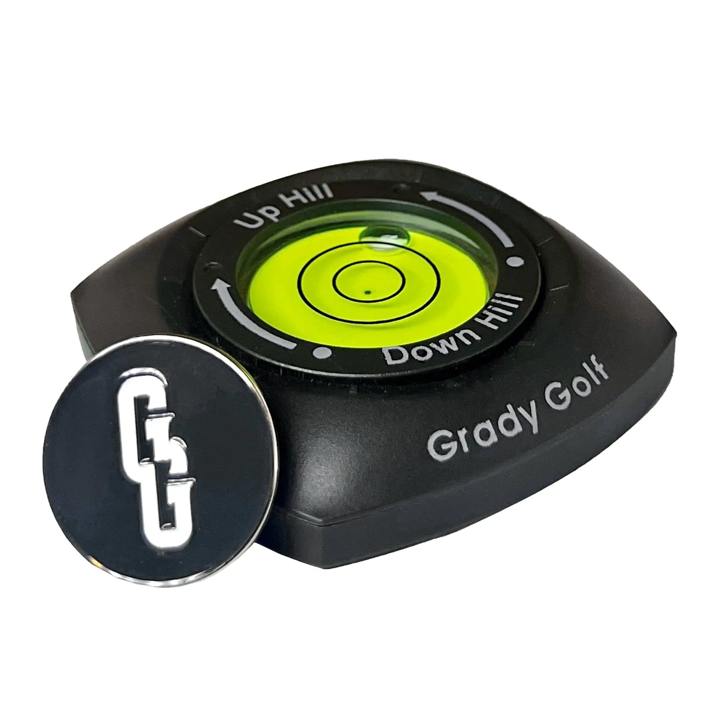 Golf Green Reader with Magnetic Golf Ball Marker.