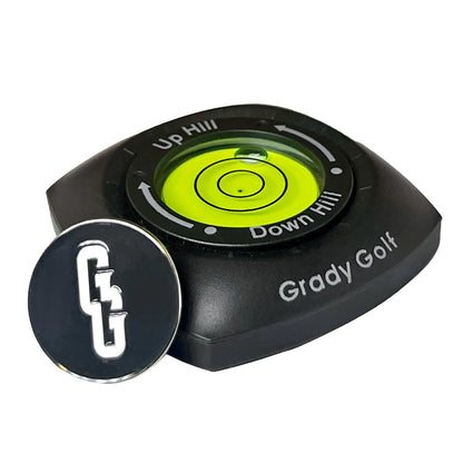 Golf Green Reader with Magnetic Golf Ball Marker.
